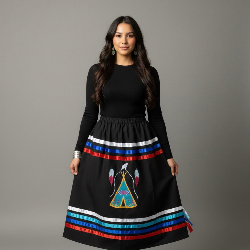 OLDTRIBES™ Shelter of Heritage Ribbon Skirt