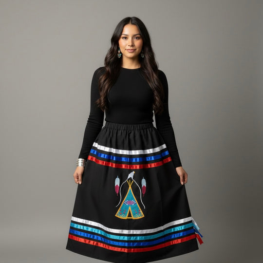 OLDTRIBES™ Shelter of Heritage Ribbon Skirt