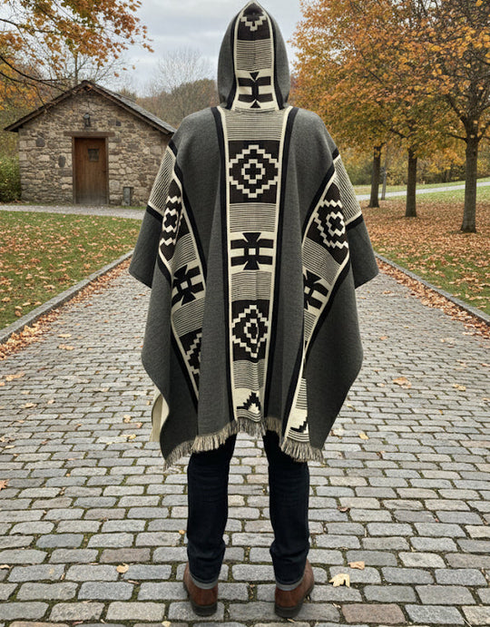 Symmetry HandMade Wool Poncho