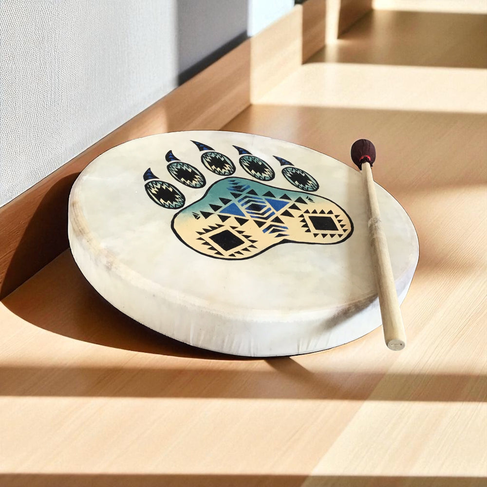 Trail of Bear Indigenous Hand Drum