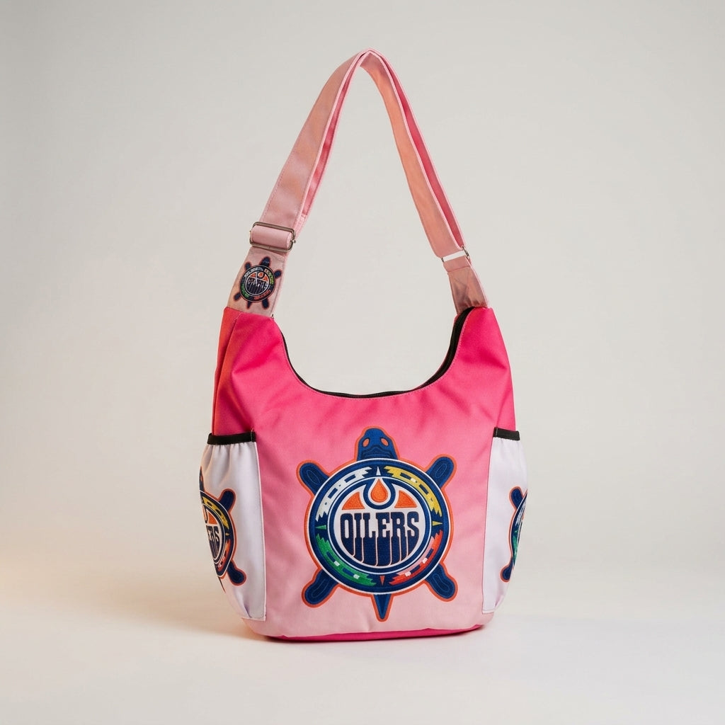Pink Oiler Crossbody Bag