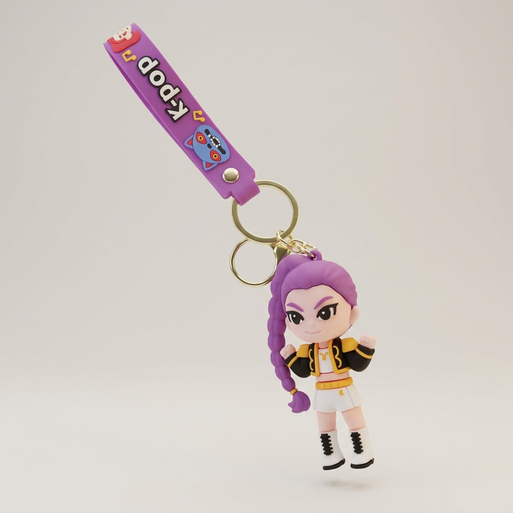 K POP 3D Character Keychains
