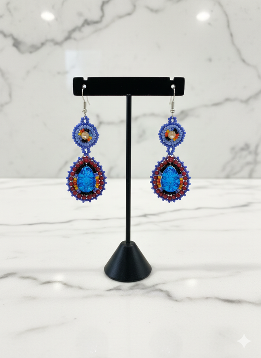 Drop Beaded Earrings(8)