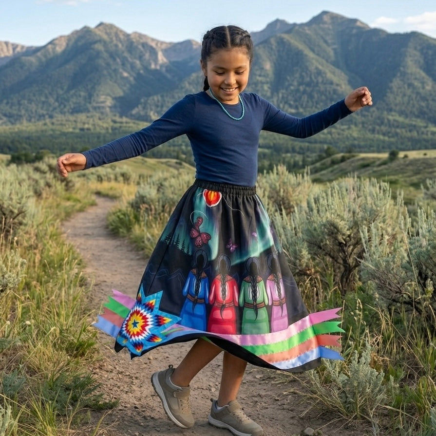 OLDTRIBES™ Youth Four sisters skirt