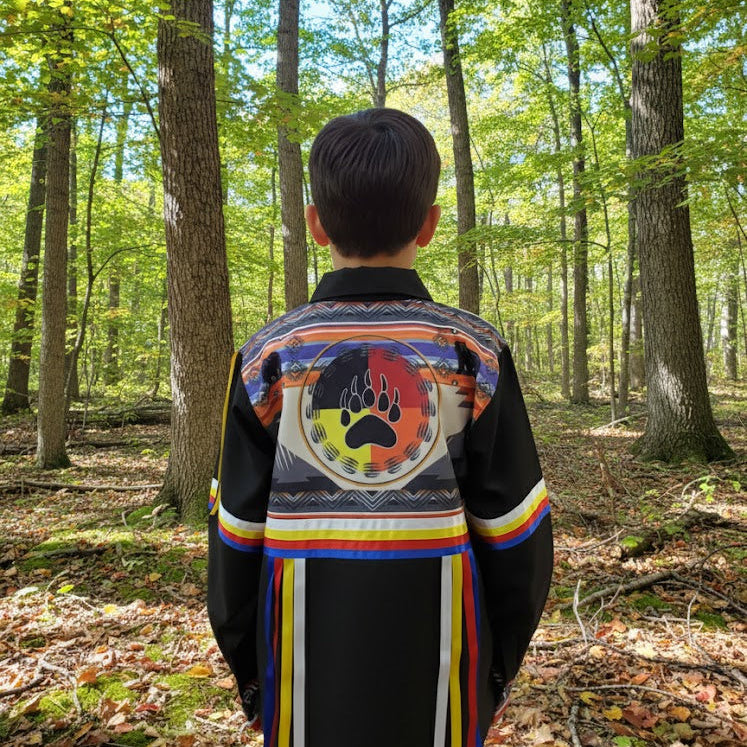 Bear paw Youth Ribbon shirt