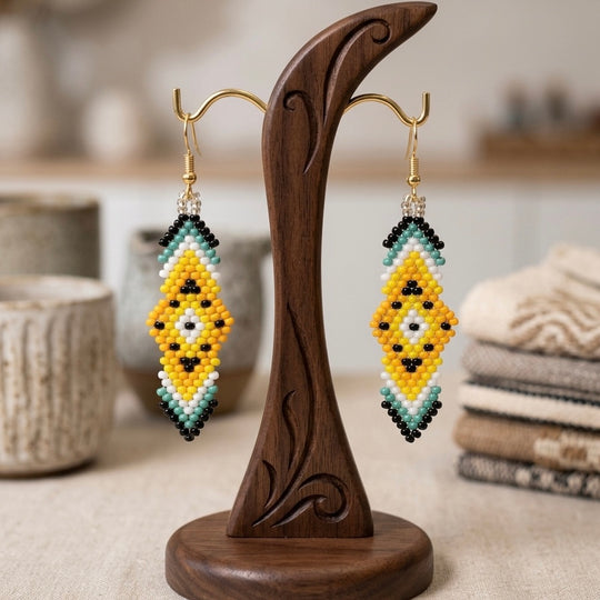 Soul Feather Earrings turquoise