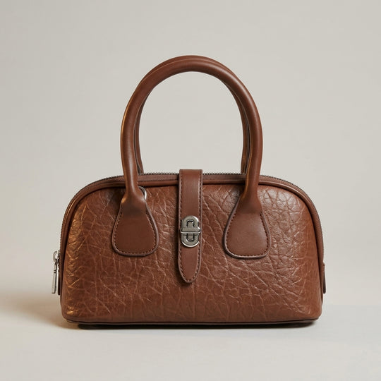 Vintage Mini Barrel Crossbody Handbag