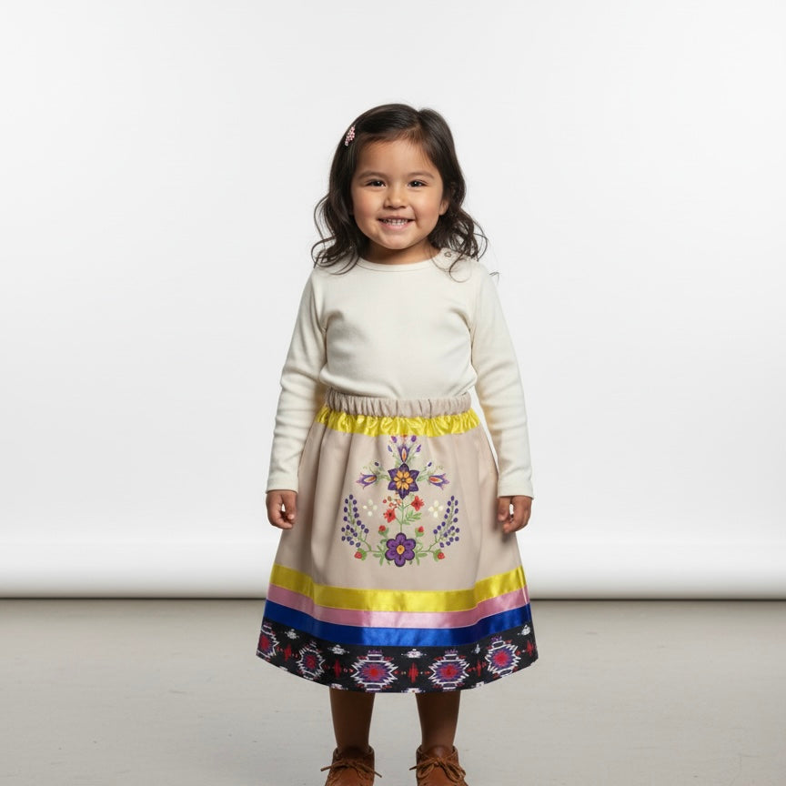 OLDTRIBES™ infants  Flower Ribbon Skirt