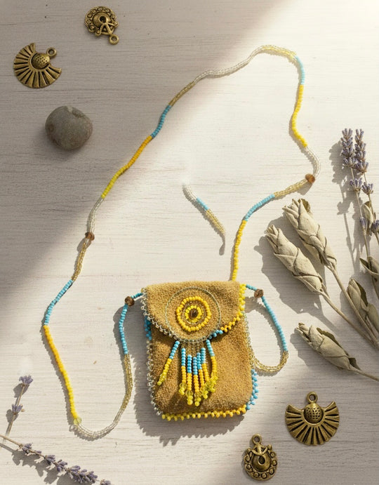 OLDTRIBES™ Desert Flower Medicine Bag