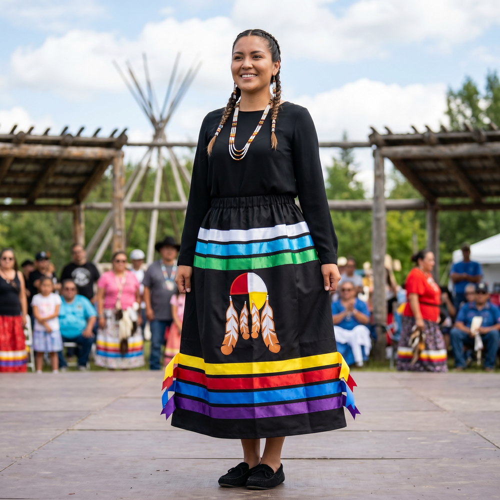 OLDTRIBES™ Four direction Ribbon Skirt
