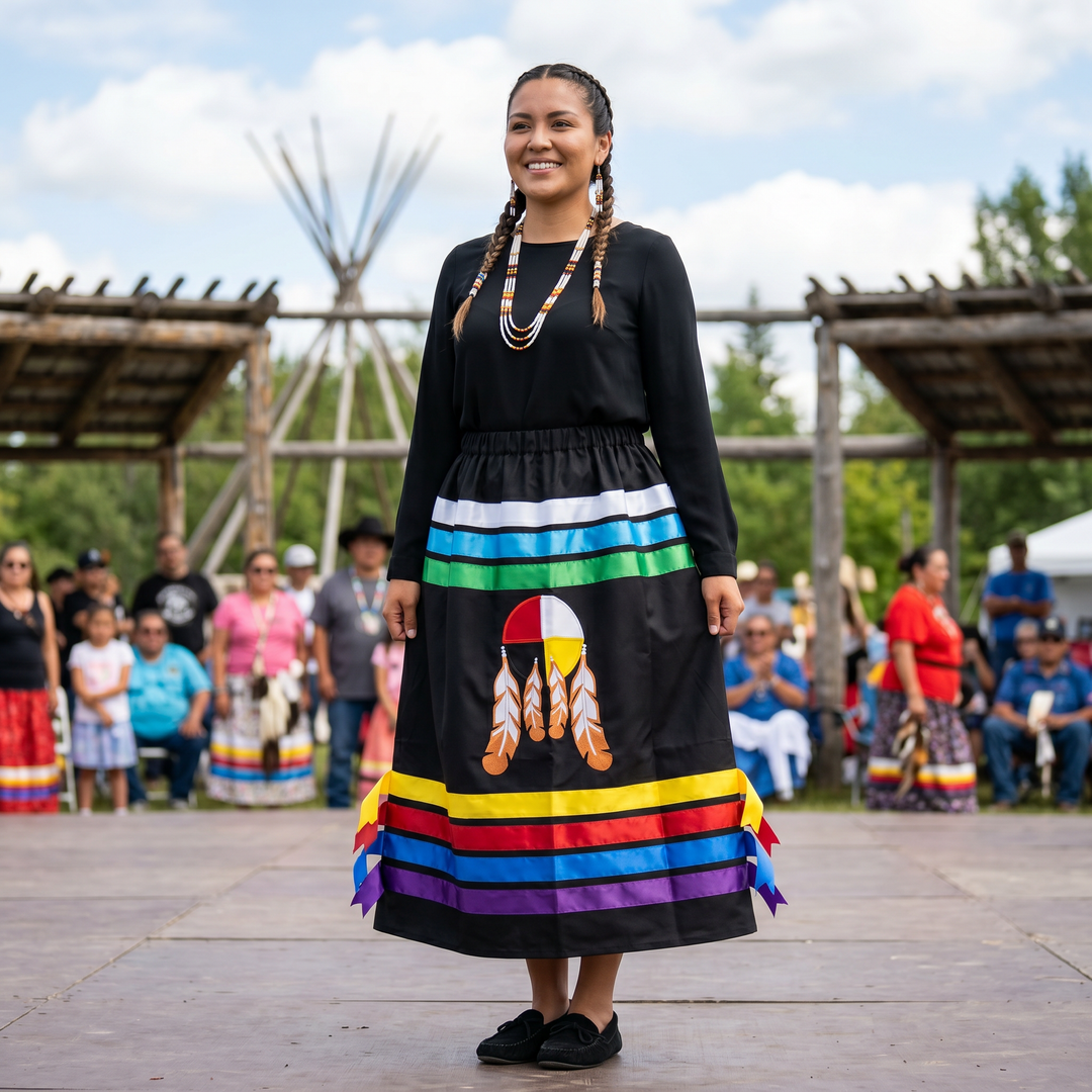 OLDTRIBES™ Four direction Ribbon Skirt