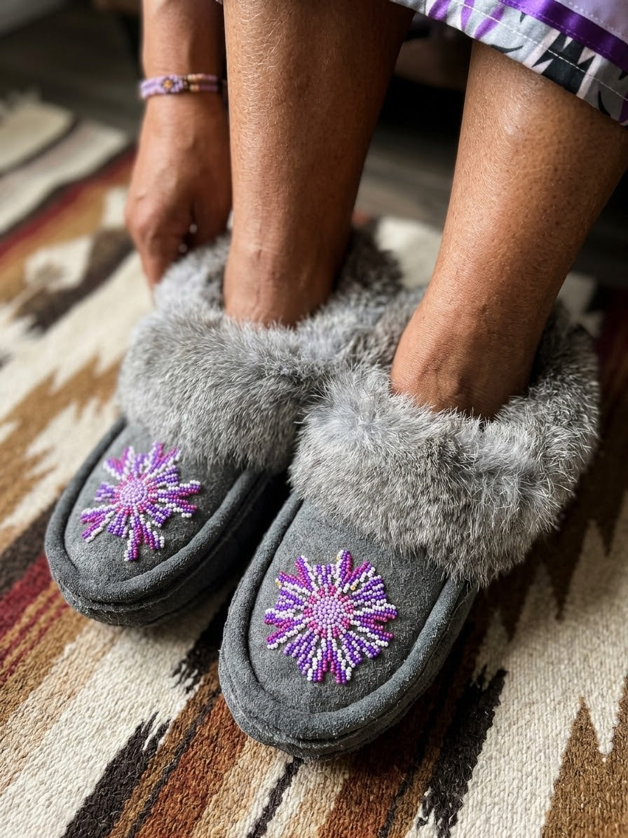 Moccasins Beaded (Size 7)