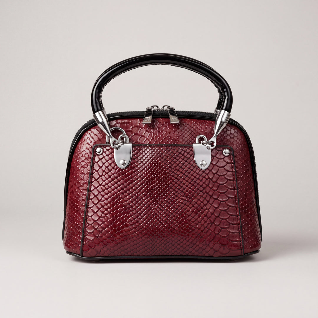 Luxe Duo-Zip Crossbody Handbag