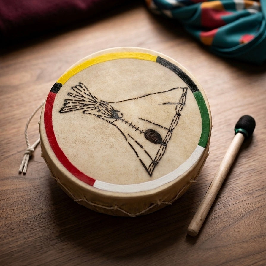 OLDTRIBES Teepee Rhythm 8” Hand Drum