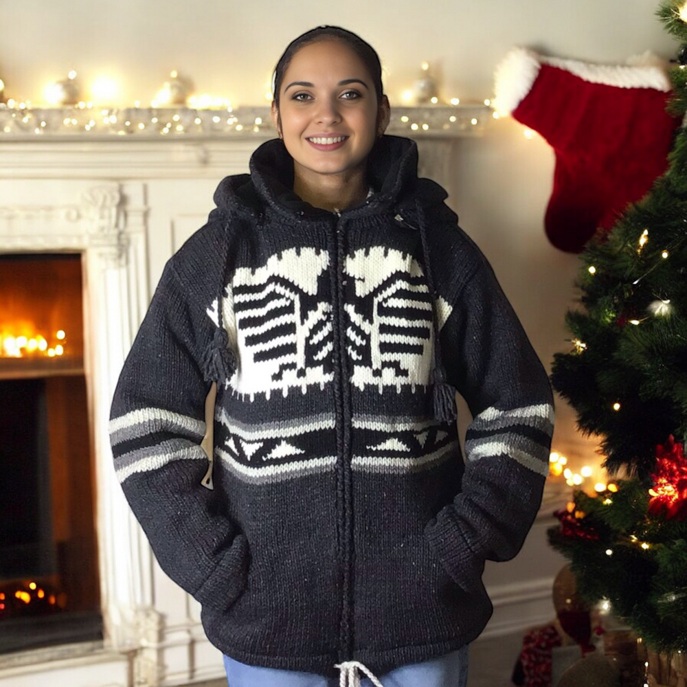 Veste en laine avec aigle céleste OLDTRIBES™