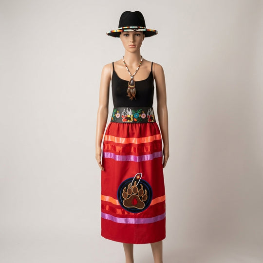 Heritage Leather Regalia Belt (Bear Paw)