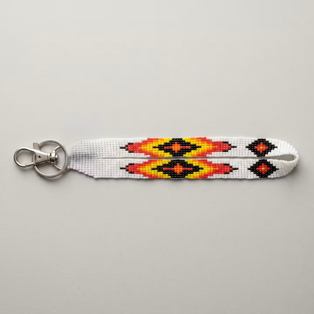 Silver Native American Style Wrist Lanyard