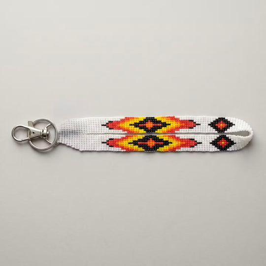 Silver Native American Style Wrist Lanyard