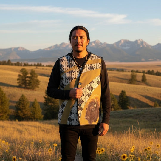 Buffalo Native Vest (Olive)