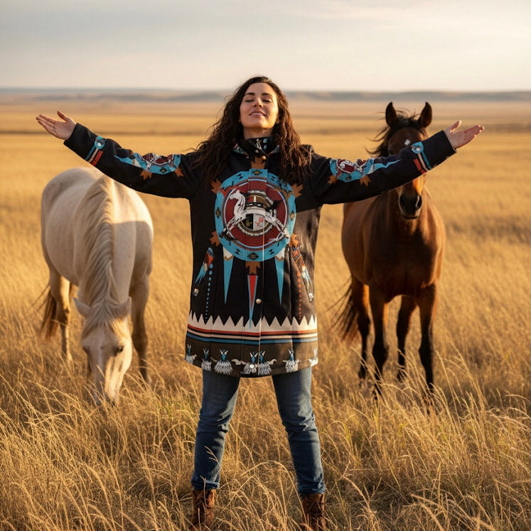 Robe 3/4 d'Onyx Stallion