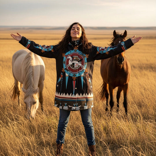 Robe 3/4 d'Onyx Stallion