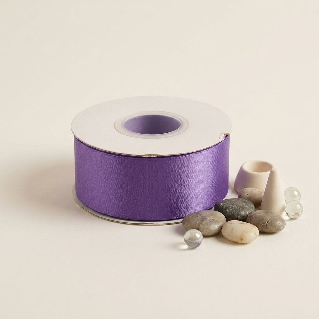 Satin Ribbon Double Face- Violet 