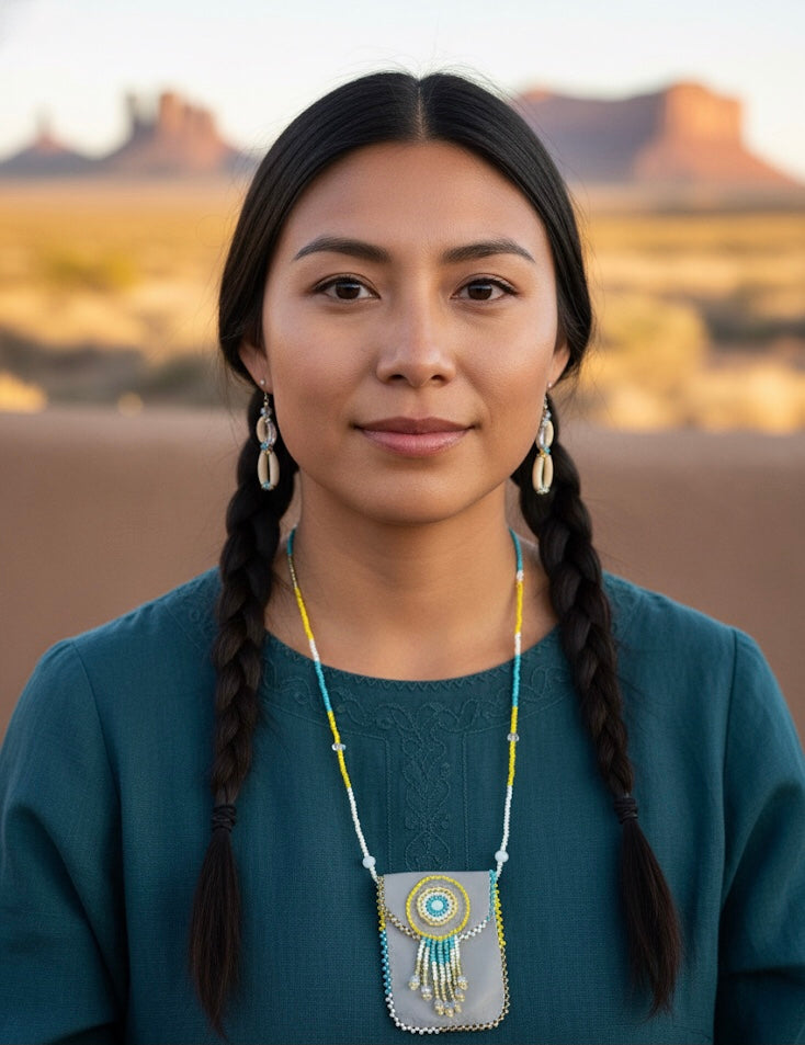 OLDTRIBES  Grey Medicine Bag