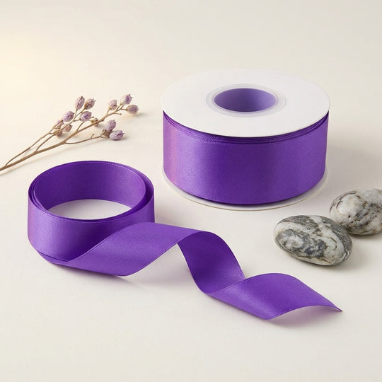 Satin Ribbon Double Face- Violet 