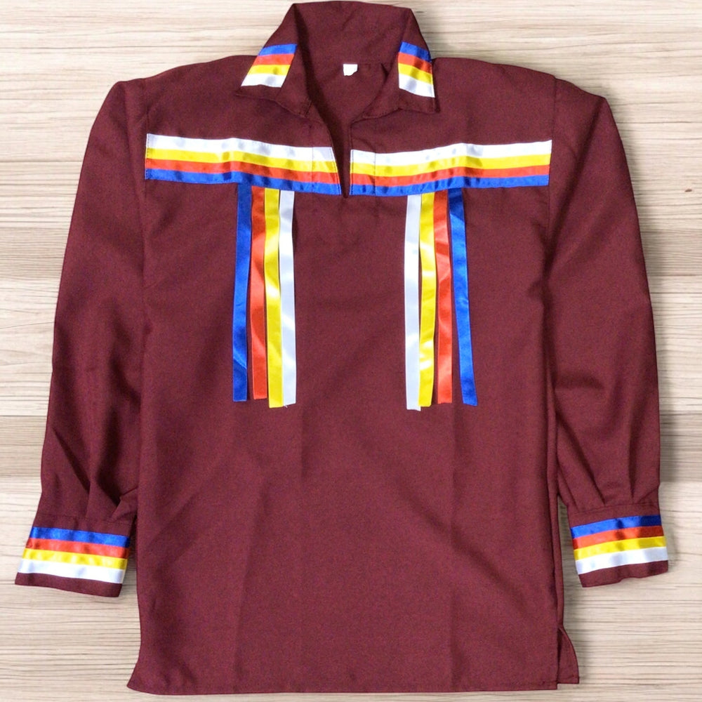 Maroon Youth Ribbon shirt