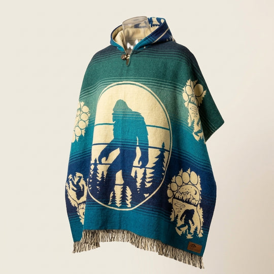 Big foot Hand Made Wool Poncho