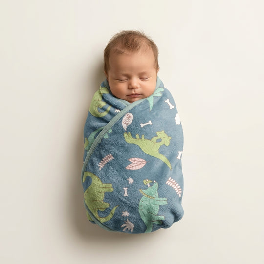 Cute Dinosaurs baby blankets