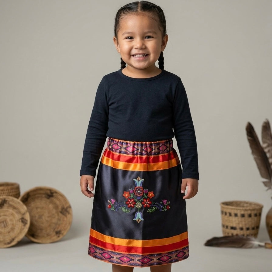 OLDTRIBES™ Infants Floral Ribbon Sk