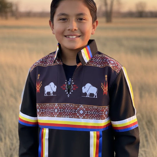 Black Buffalo Youth Ribbon shirt