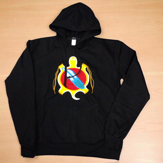 Embroidered Hoodies (Turtle feather)