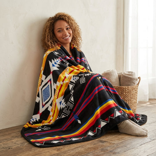 Black Fleece Blanket