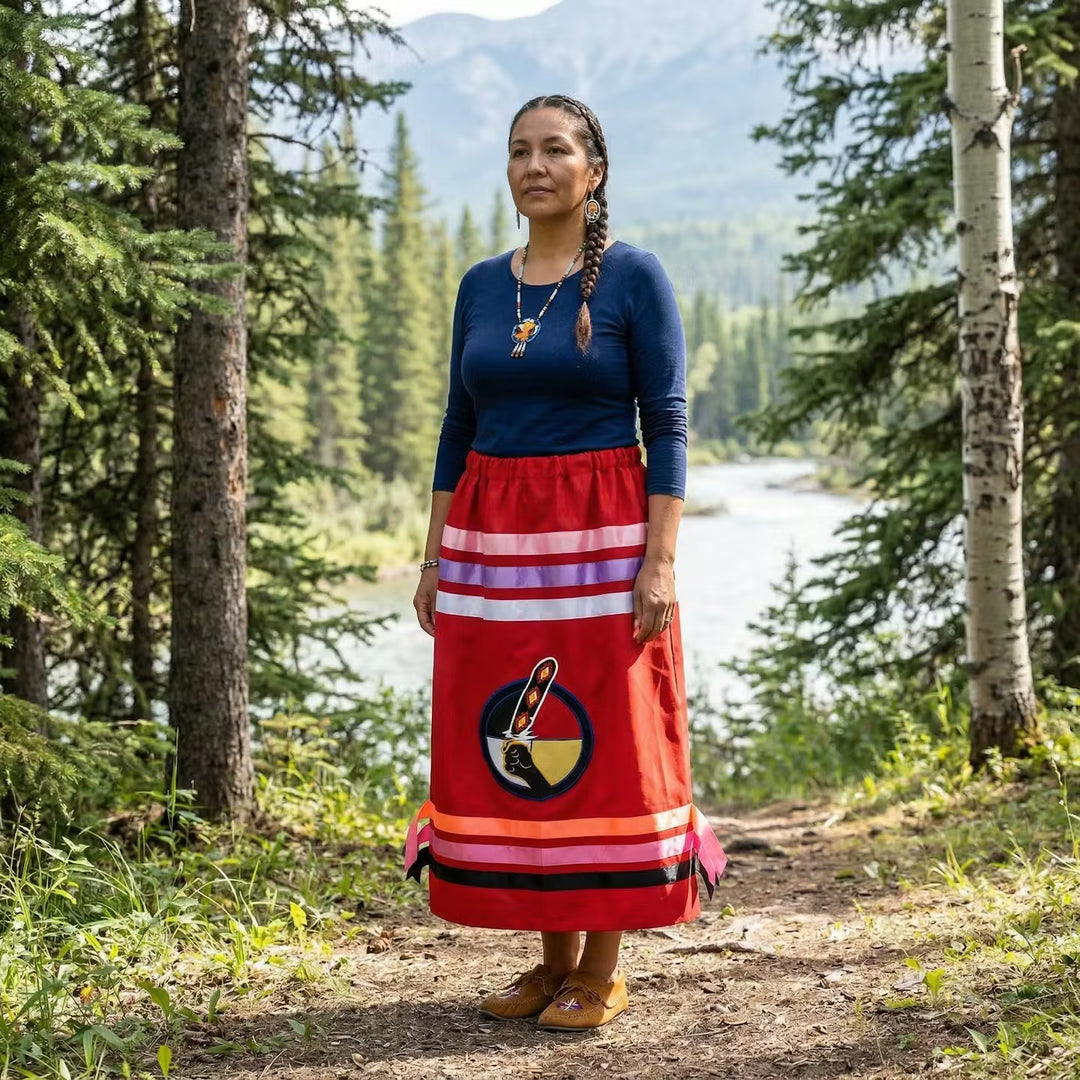 OLDTRIBES™ Wheel of Wisdom Ribbon Skirt
