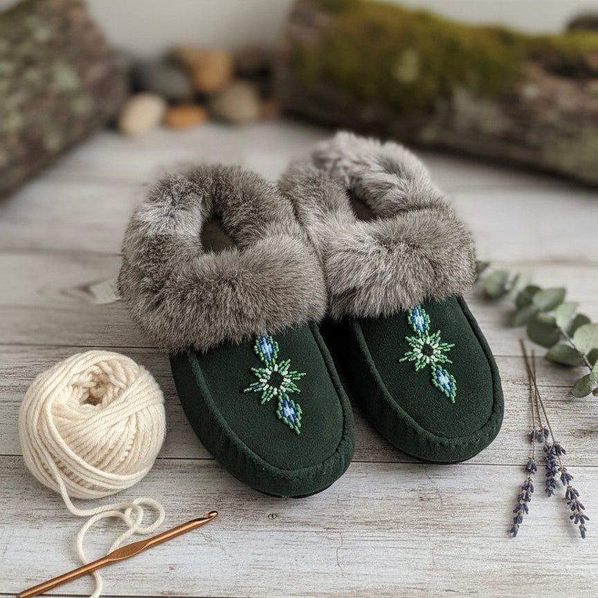 Moccasins Beaded (Size 7)