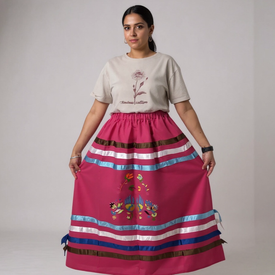 OLDTRIBES™ Paws & Petals  Ribbon Skirt