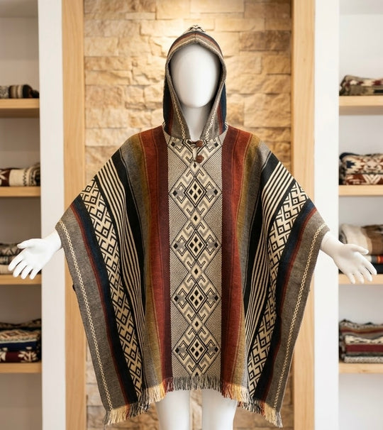 Symmetry HandMade Wool Poncho