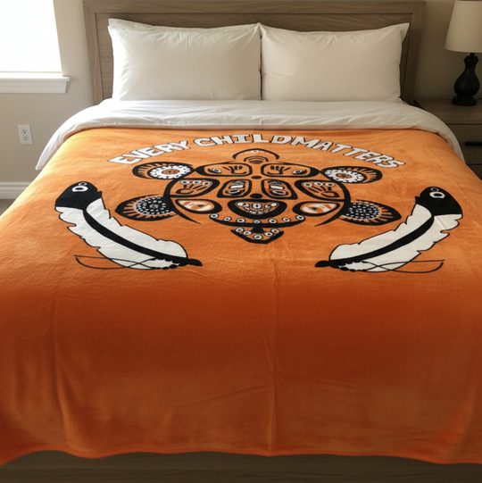 ULTRA SOFT LUXURY PLUSH BLANKET (Turtle every child matters)