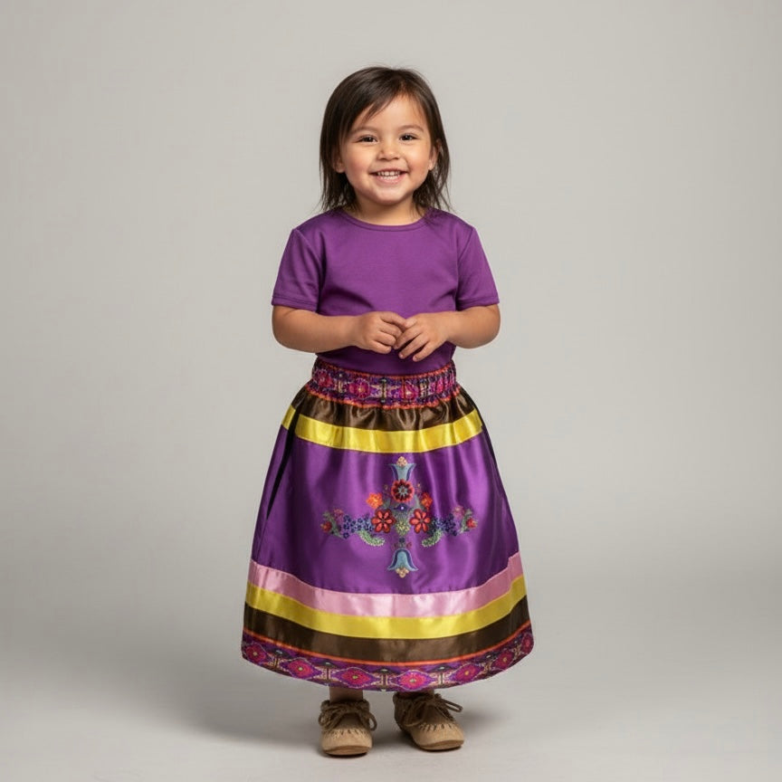 OLDTRIBES™ Infants Floral Ribbon Sk