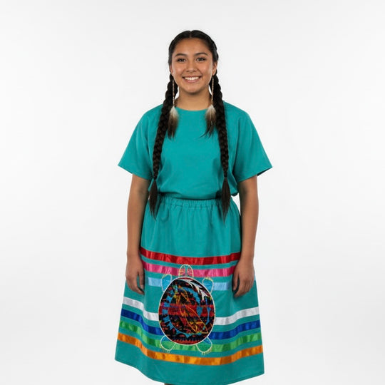 OLDTRIBES™ Youth Turtle Ribbon Skirt