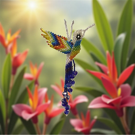Crystal  bead Humming Bird