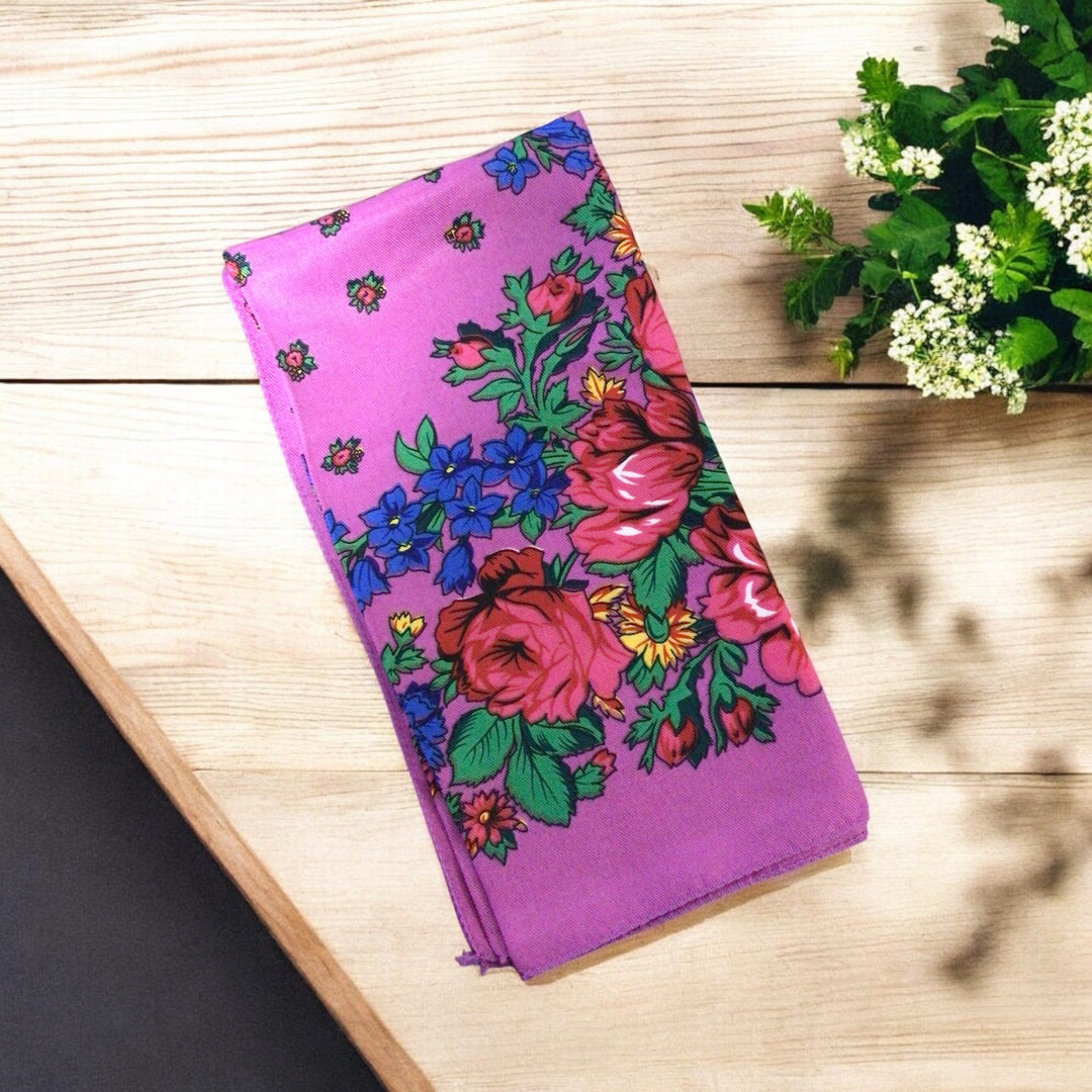 Fuchsia Kokum Scarf - Main Image