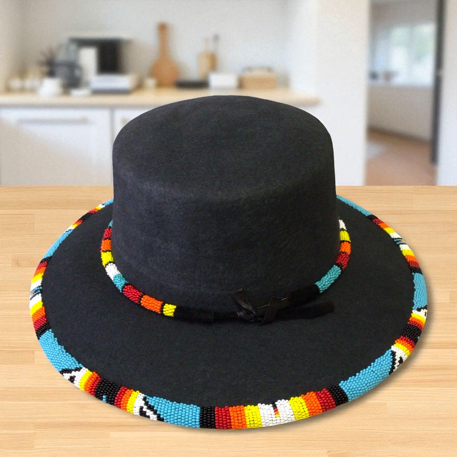 SIZE-59 Handmade Beaded Hat