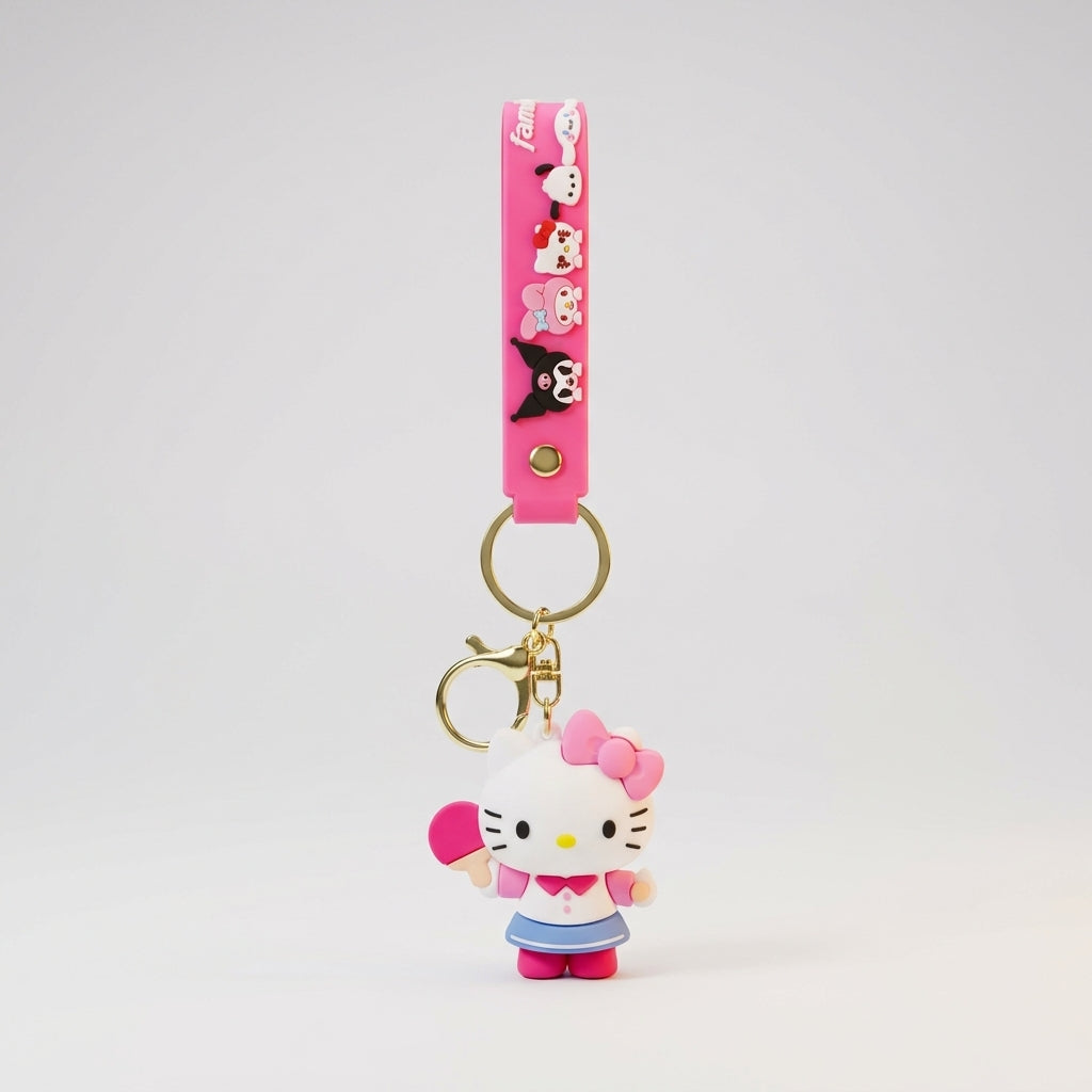 Family 3D Character Keychains