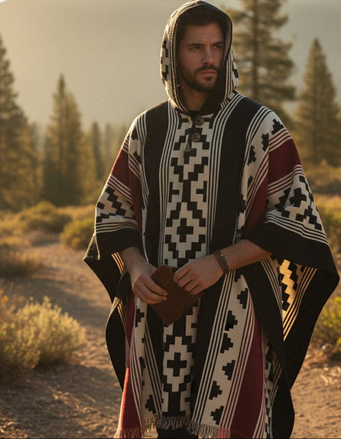 Symmetry HandMade Wool Poncho