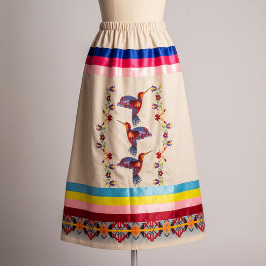 OLDTRIBES™ Humming bird Ribbon Skirt