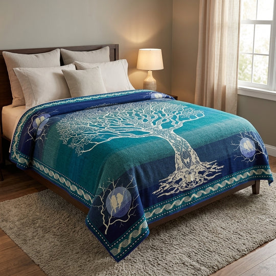 Tree of life Alpaca Blanket