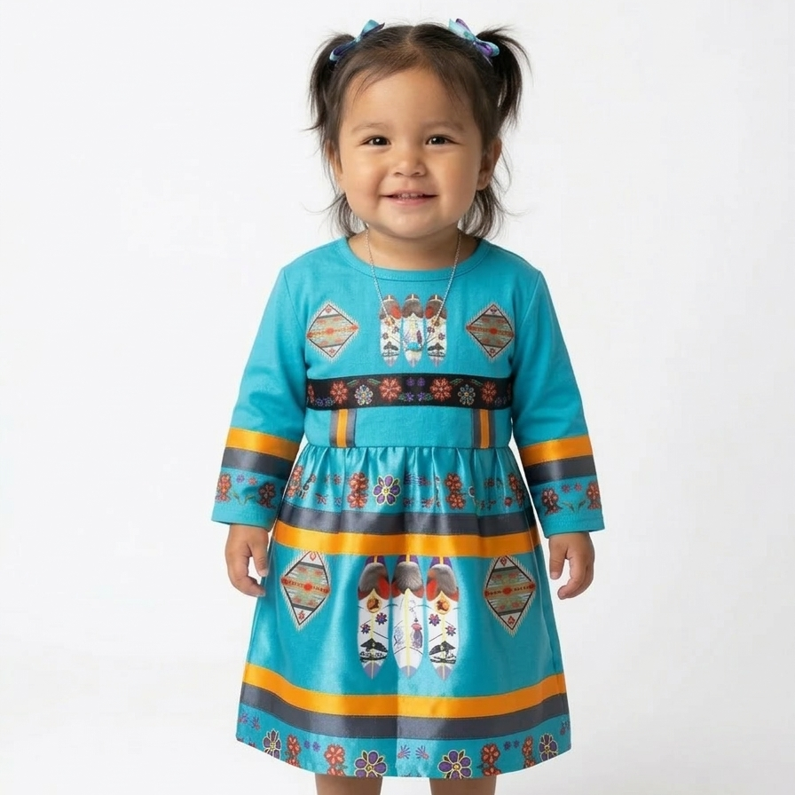 OLDTRIBES™  Infants Eagle  Ribbon Skirt